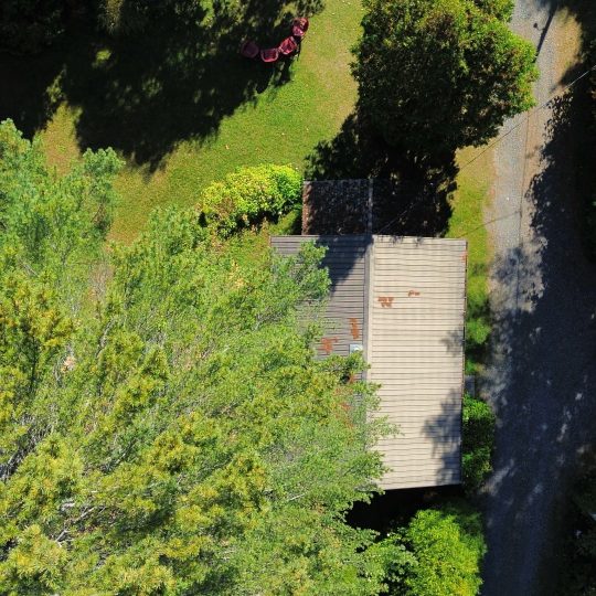 Vue aérienne Chalet Pêcheur